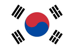 Baner De Corea