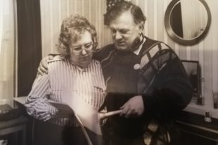Goronwy a Bet Evans yn 1983