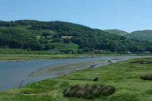 Afon Dyfi ger Machynlleth