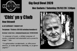 Huw Chiswell, poster gig