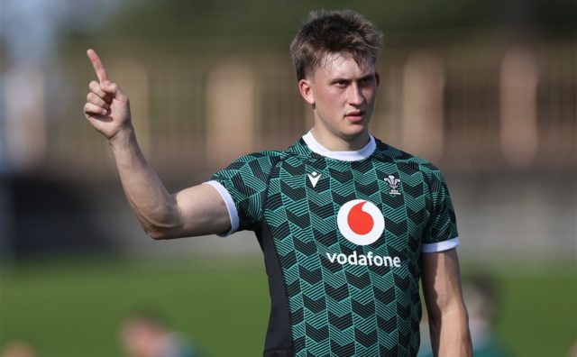 Josh Hathaway 04.07.24 - Wales Rugby Training in the lead up to their first Summer Series test against Australia - Josh Hathaway during training